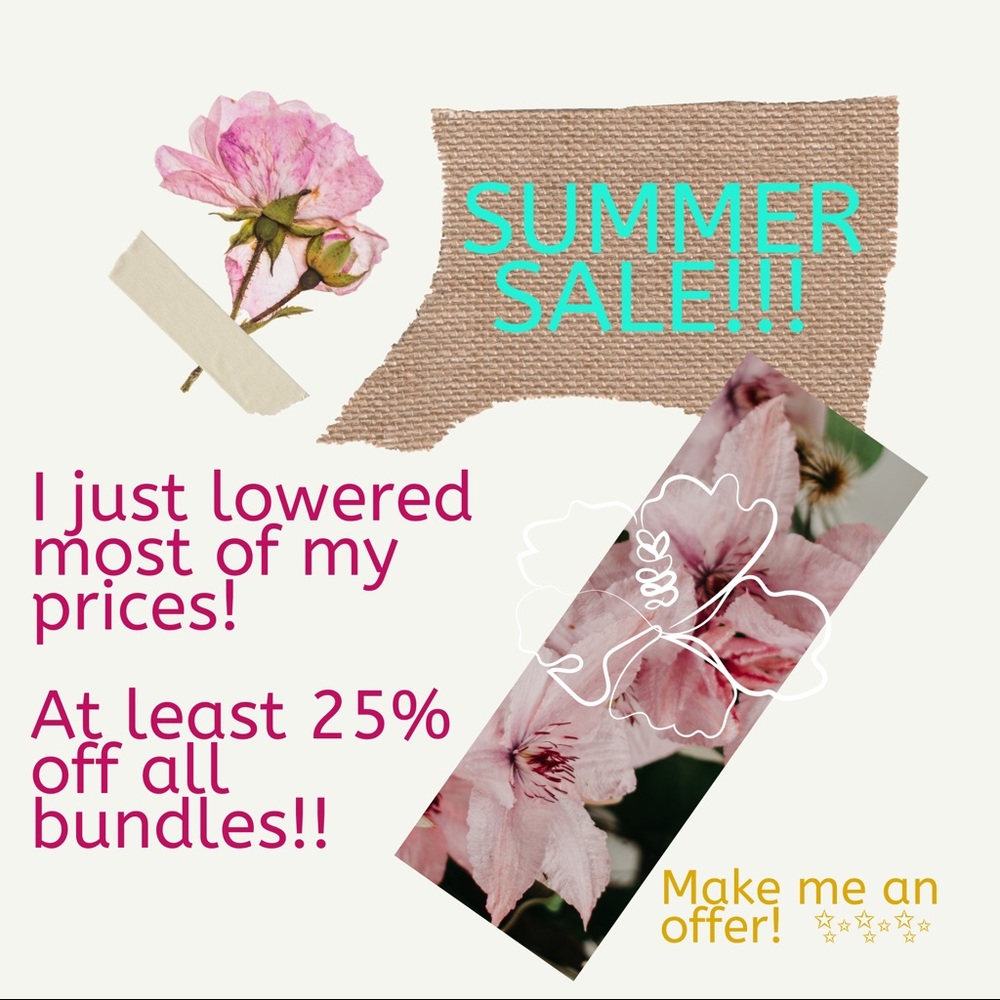 SUMMER SALE!!!